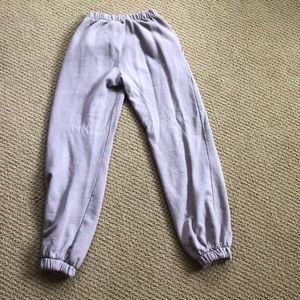 Brand new brandy Melville lilac sweats
